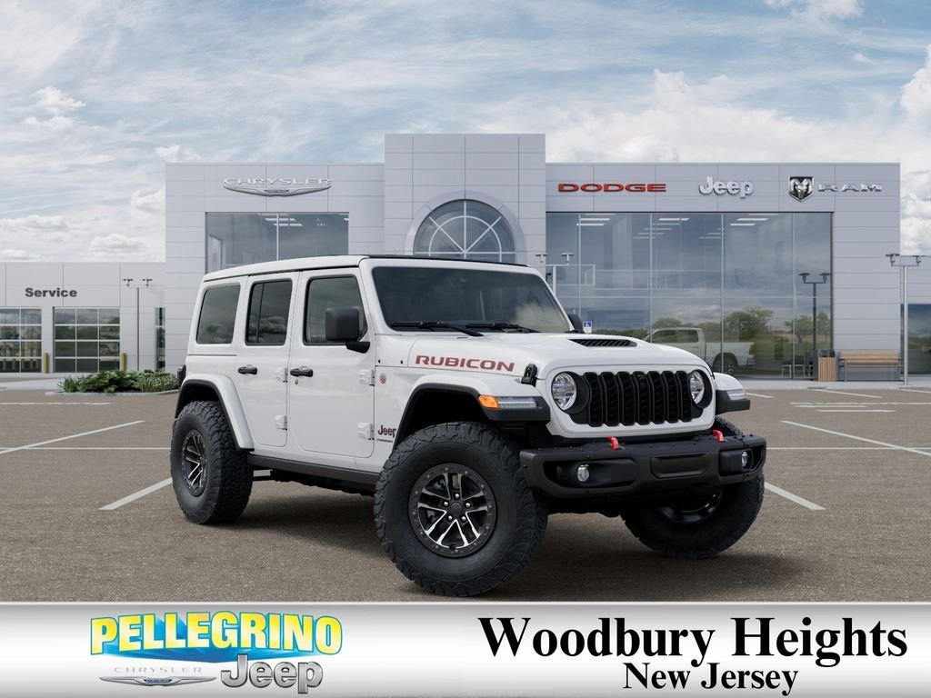 New 2026 Bright White Clear-Coat Exterior Paint Jeep Rubicon X image 5
