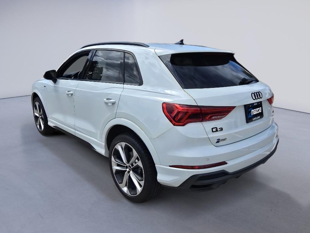 Used 2022 Glacier White Metallic Audi S line Premium Plus image 3