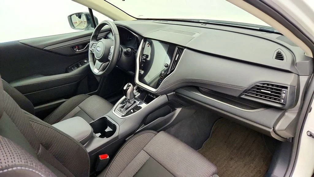 Used 2025 Crystal White Pearl Subaru Premium AWD w/ Moonroof, Navigation, Blind Spot & Keyless Start image 25