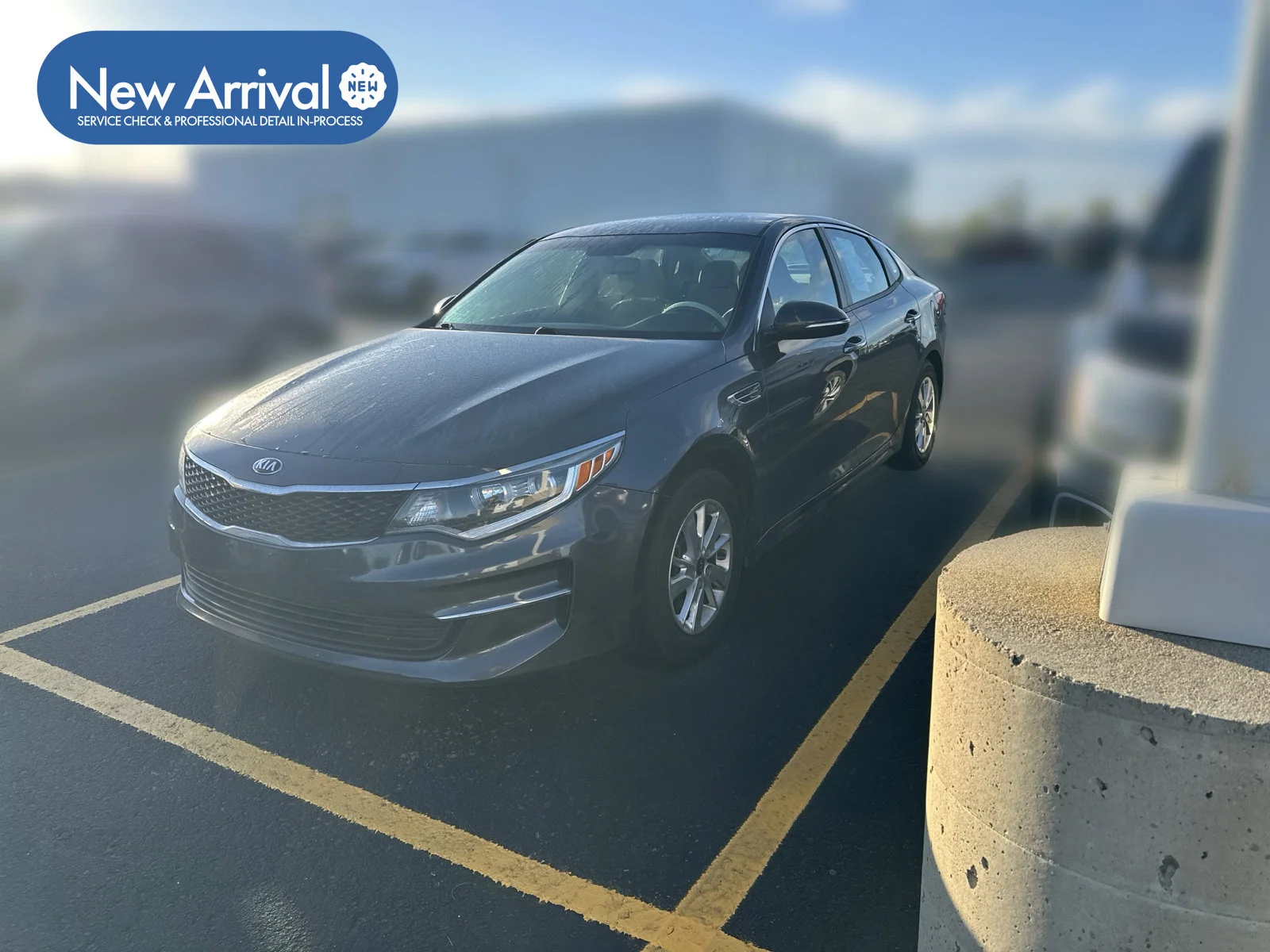 Used 2017 Gray Kia LX image 1