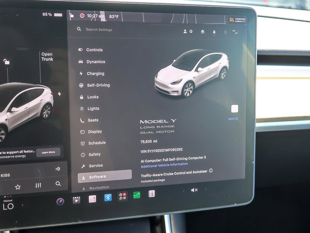 Used 2021 White TESLA Long Range image 24