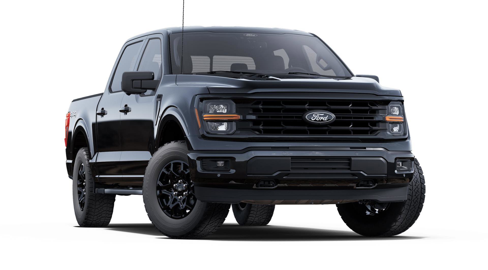 New 2025 Agate Black Metallic Ford XLT image 4