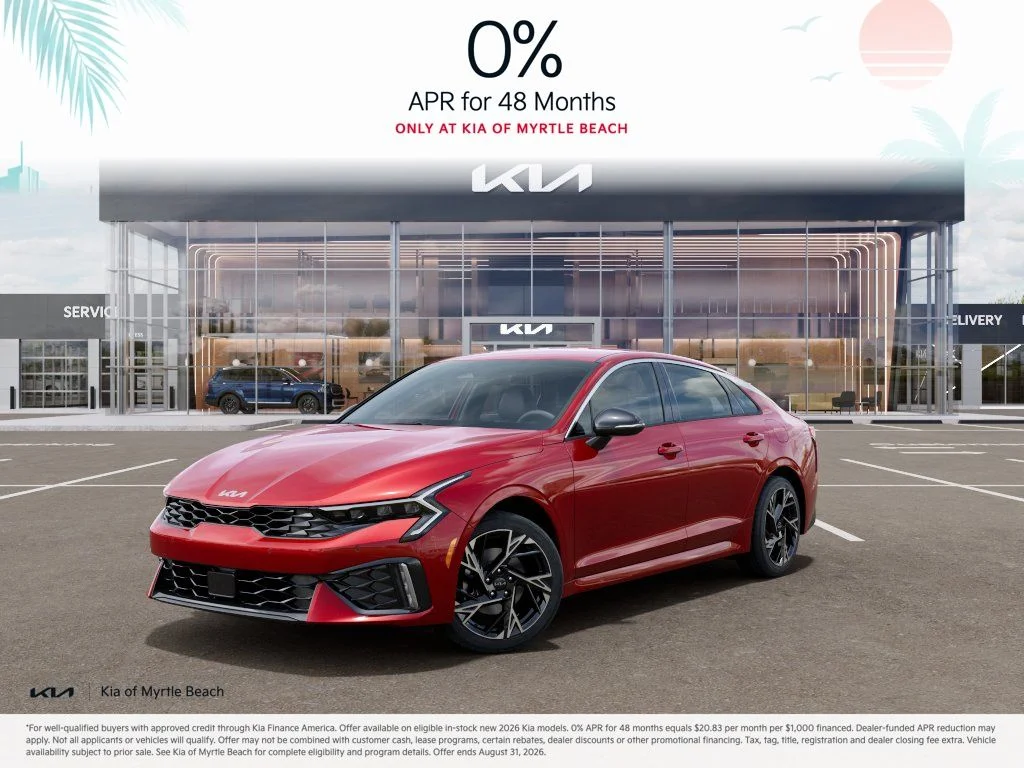 New 2026 Runway Red Kia GT-Line AWD image 1