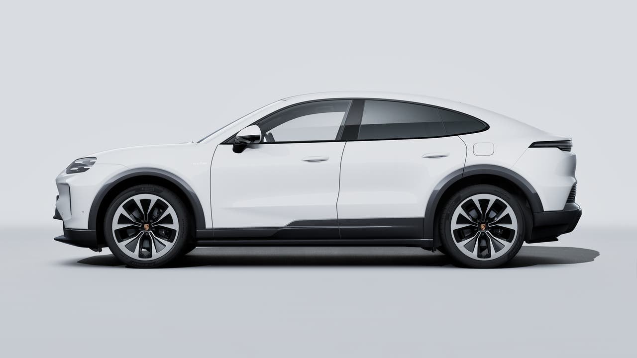 New 2026 White Porsche Coupe Electric image 2