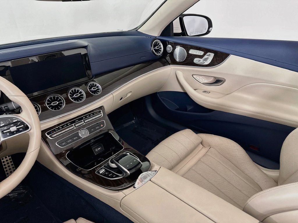 Used 2019 White Mercedes-Benz E 450 CONVERTIBLE BLUE TOP YACHT BLUE LEATHER INT. image 23