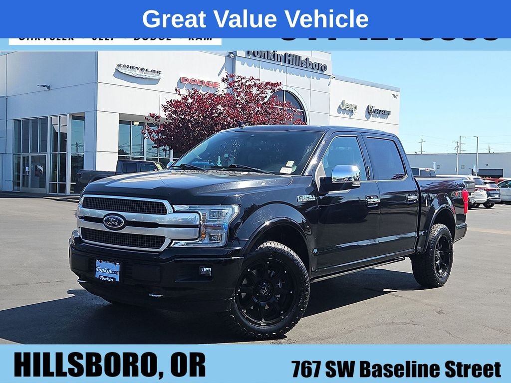 Used 2018 Black Ford Platinum image 1