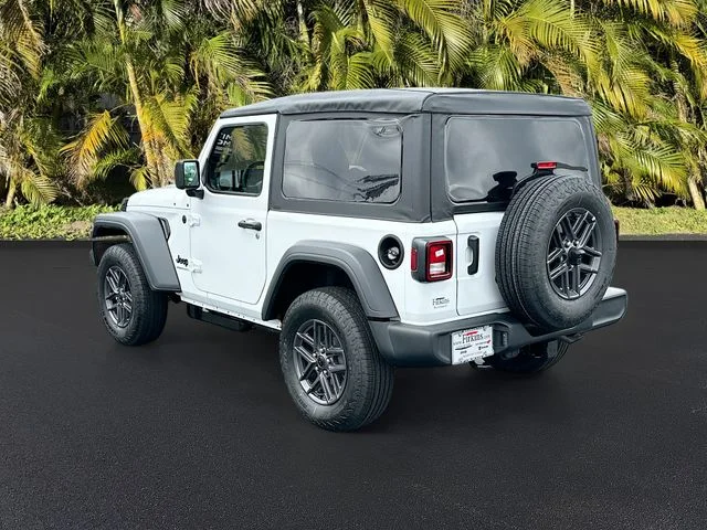 New 2026 Bright White Clear-Coat Exterior Paint Jeep Sport S image 3