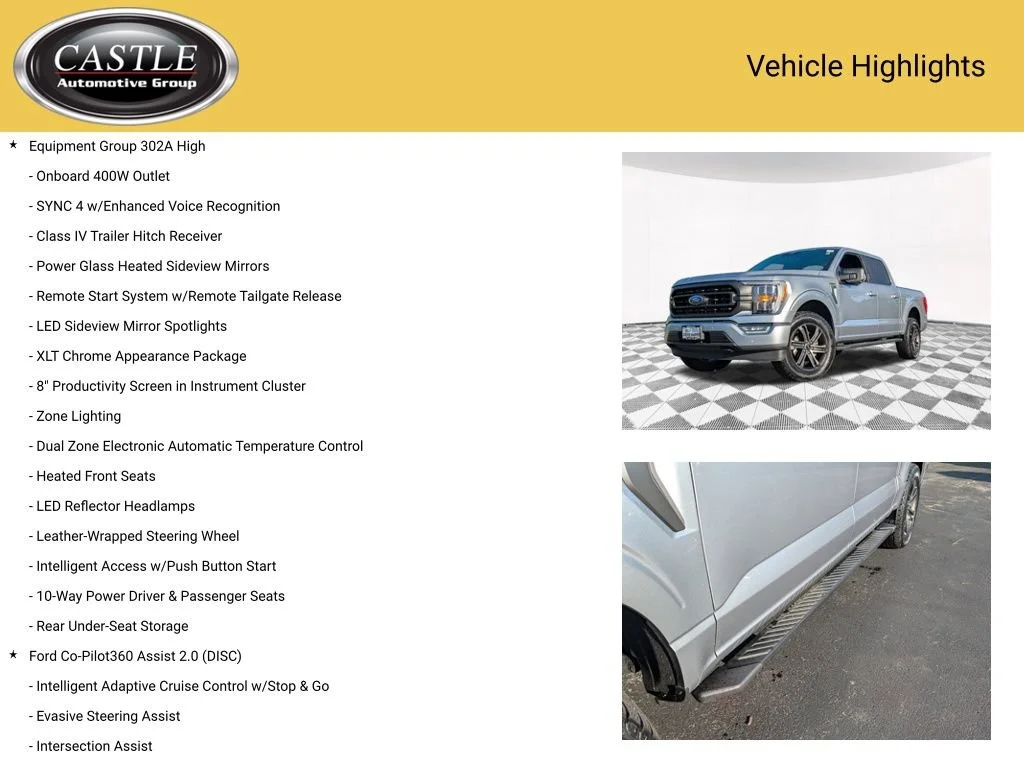 Used 2022 Silver Ford XLT image 4