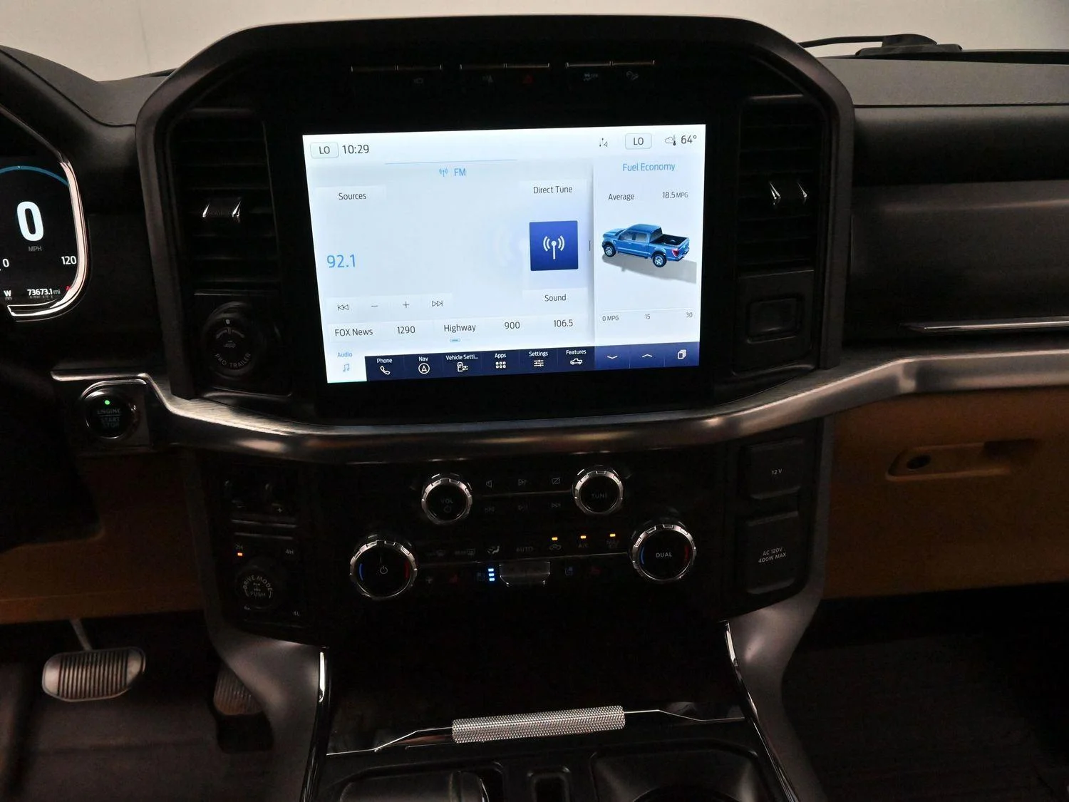 Used 2022 Star White Metallic Tri-Coat Ford LARIAT image 21