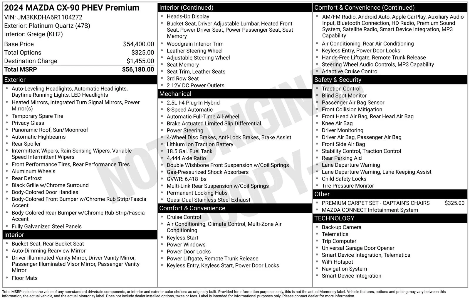 Certified Used 2024 Platinum Quartz Mazda Premium image 26