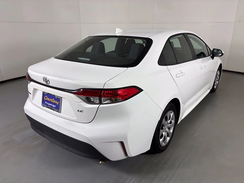 Used 2025 White Toyota LE image 8