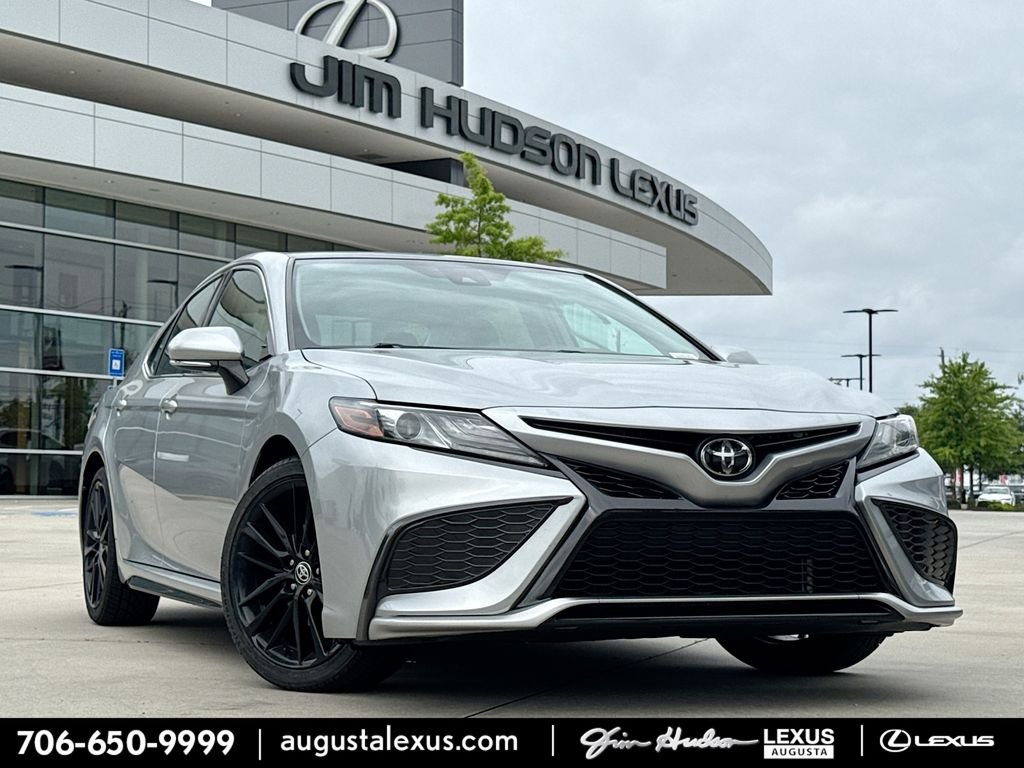 Used 2021 Silver Toyota XSE image 1