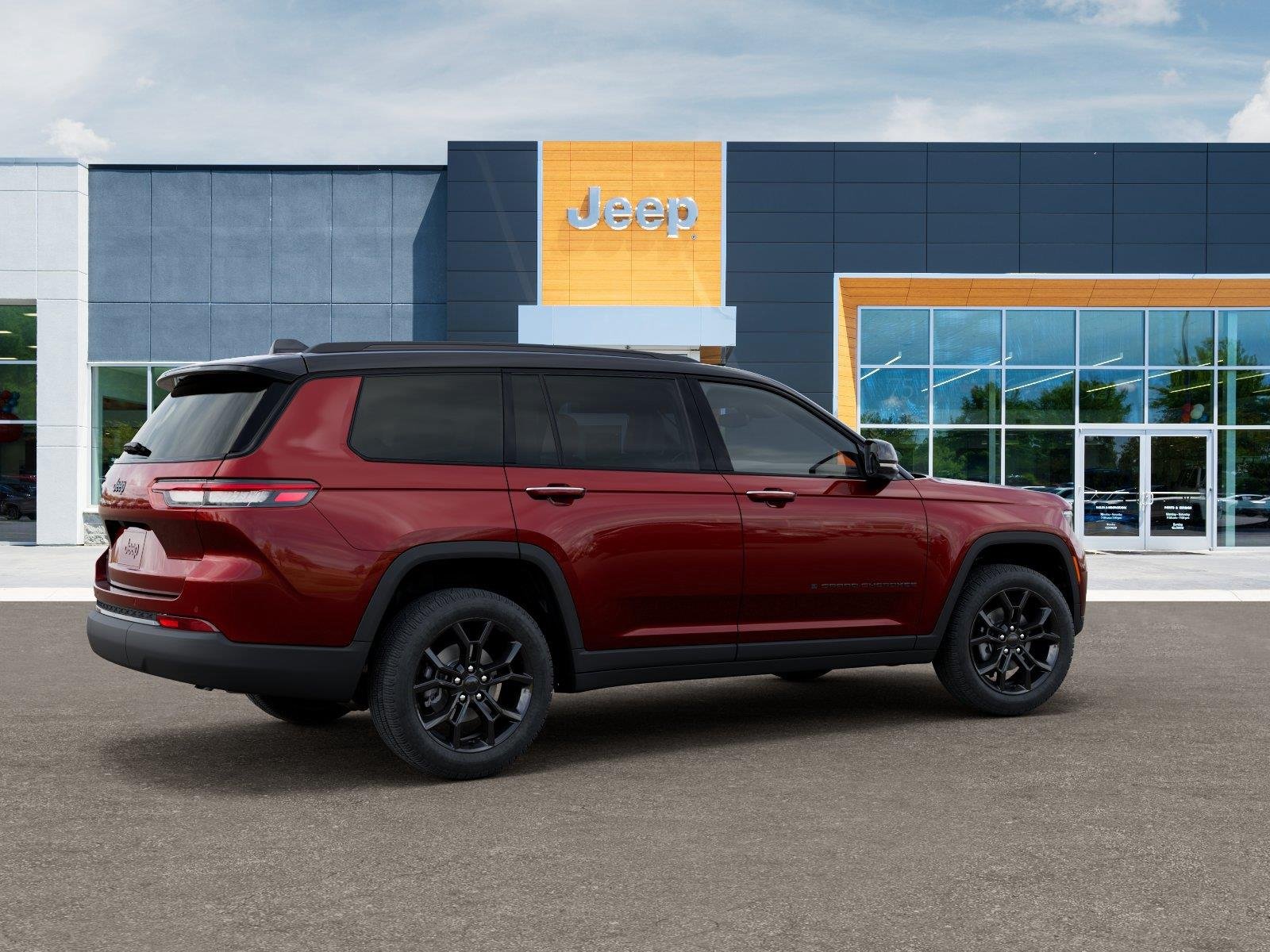 New 2025 Velvet Red Pearl-Coat Exterior Paint Jeep Limited image 4