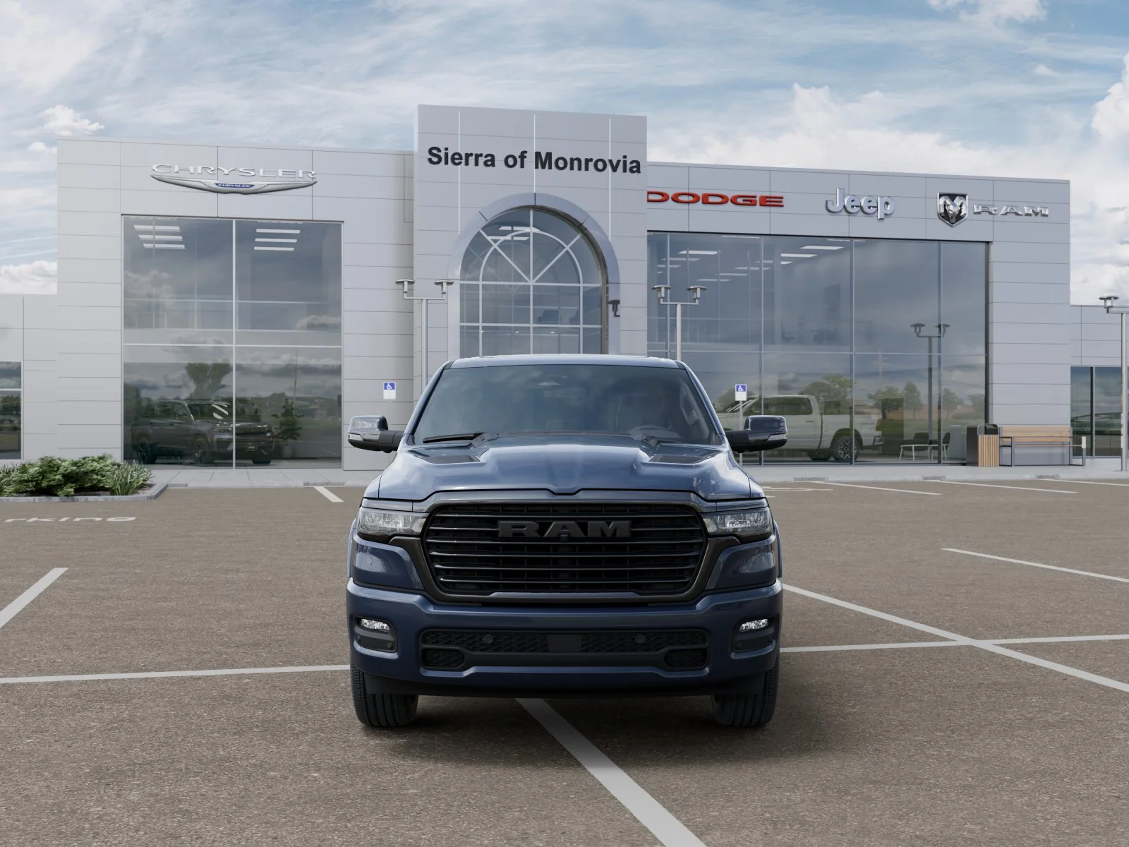 New 2026 Forged Blue Metallic Exterior Paint RAM Laramie image 32