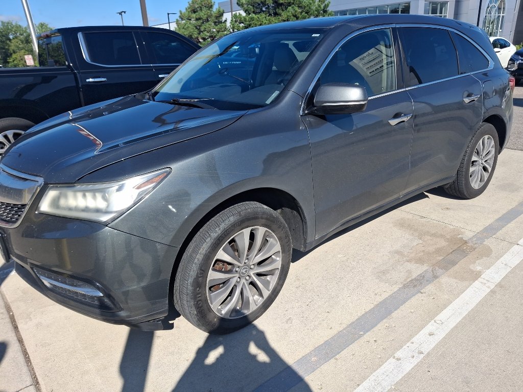 Used 2015 Forest Mist Metallic Acura Tech Pkg image 1
