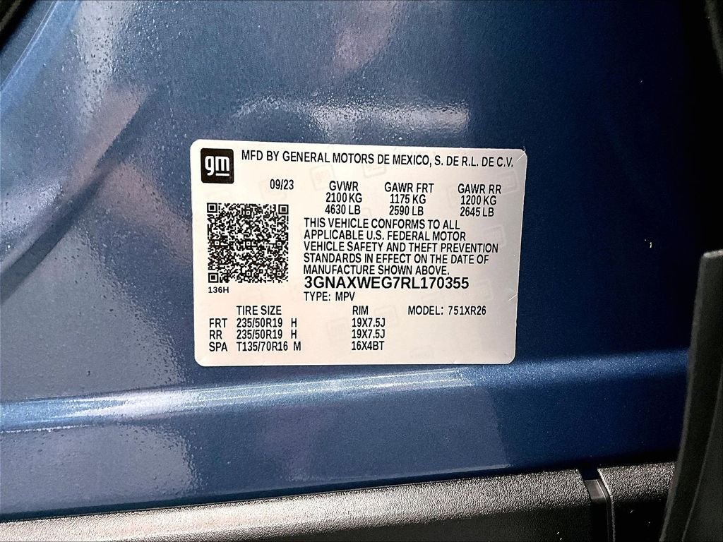 Used 2024 Lakeshore Blue Metallic Chevrolet RS image 33