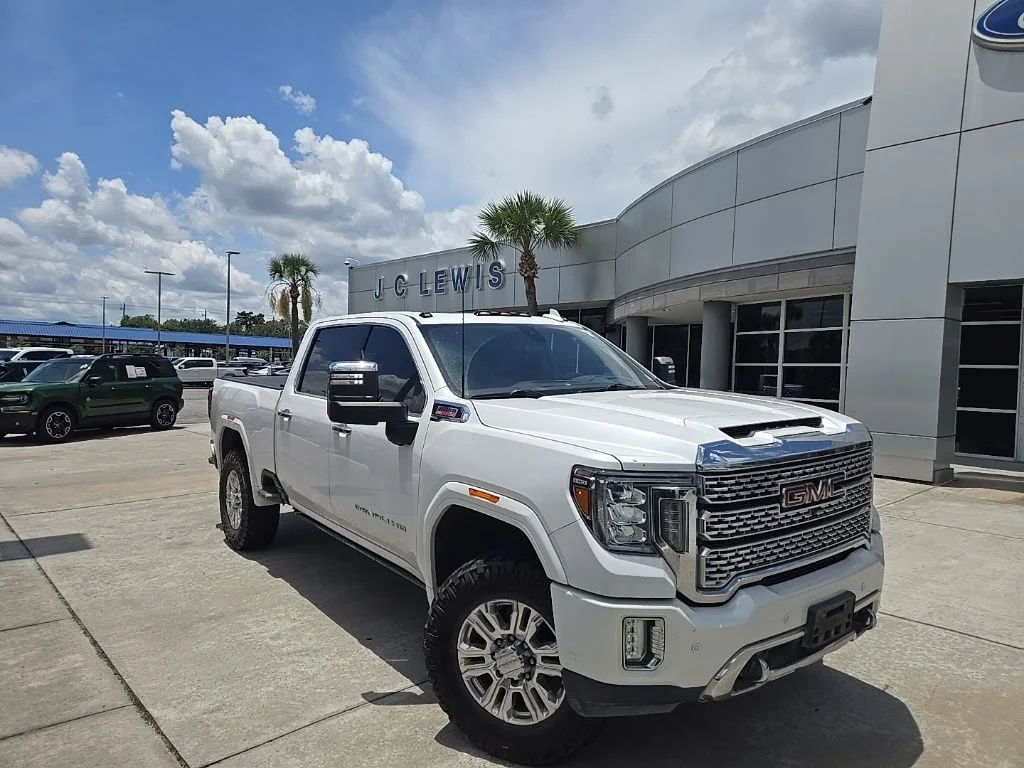 Used 2020 White Frost GMC Denali image 1