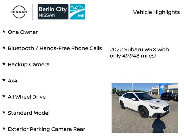 Used 2022 Ceramic White Subaru Base image 2