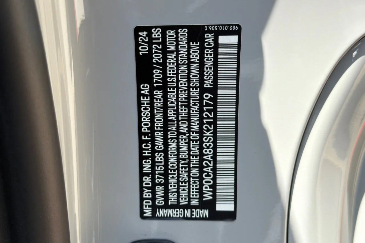Used 2025 CHALK Porsche  image 26