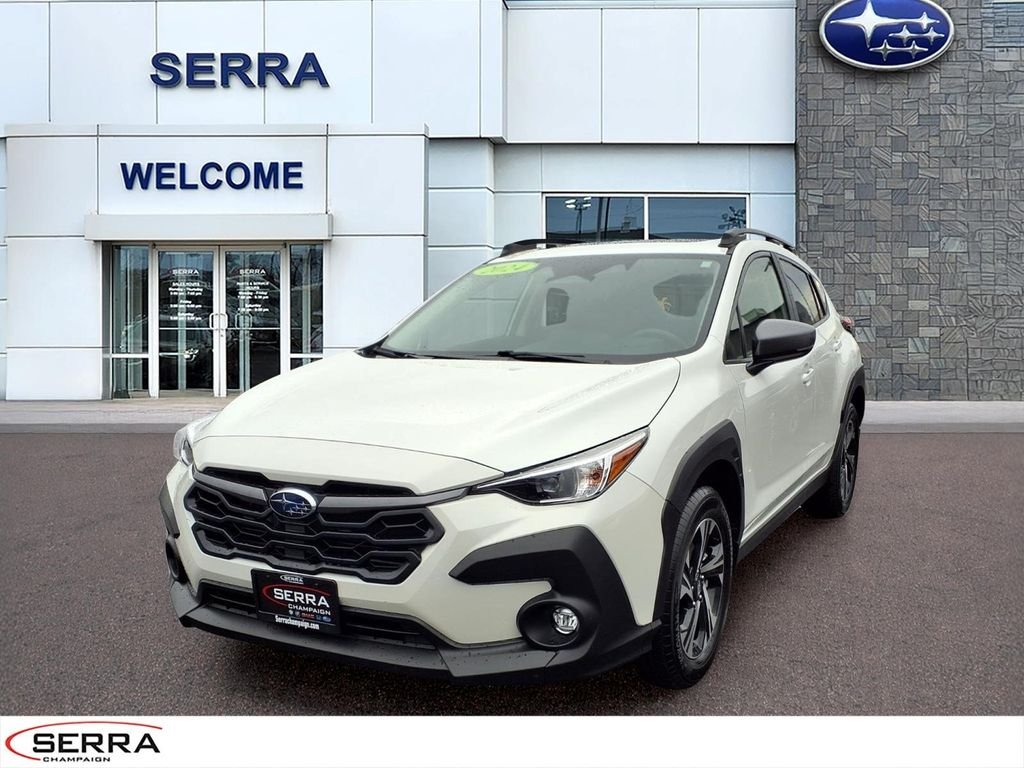 Used 2024 Crystal White Pearl Subaru Premium image 1