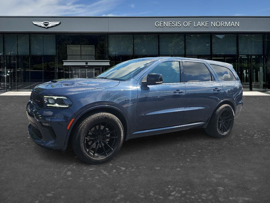 Used 2021 Reactor Blue Pearlcoat Dodge R/T image 1
