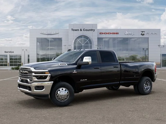 New 2026 Diamond Black Crystal Pearl-Coat Exterior Paint RAM Laramie image 2