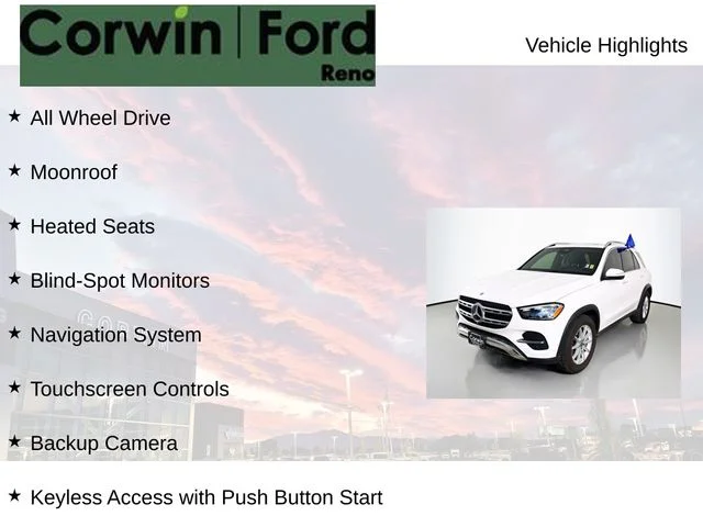 Certified Used 2024 Polar White Mercedes-Benz GLE 450e image 7