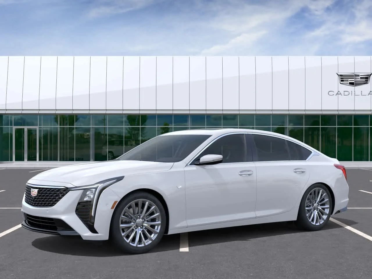 New 2026 Summit White Cadillac Premium Luxury image 2