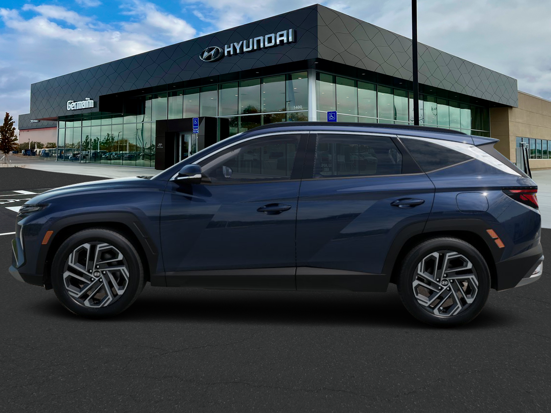 New 2026 Atlantis Blue Hyundai SEL Plus AWD image 3