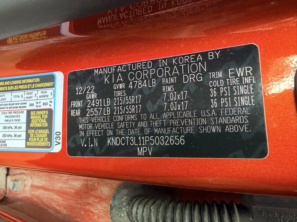 Used 2023 Fire Orange Kia Wave image 14