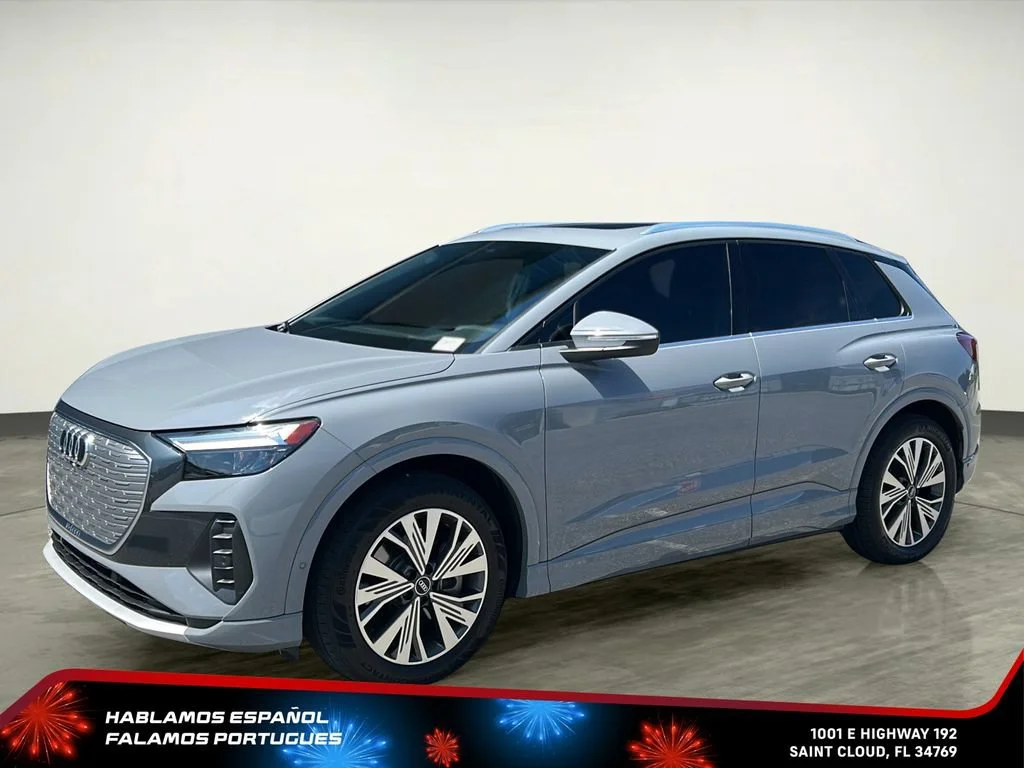 Used 2023 Audi Q4 e-tron Premium Plus with VIN WA1BCBFZ4PP012617 for sale in Orlando, FL