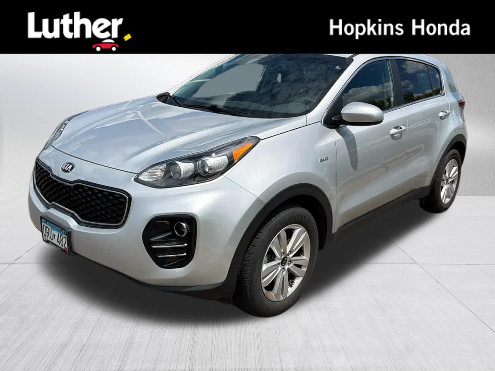 Used 2019 Sparkling Silver Kia LX image 1