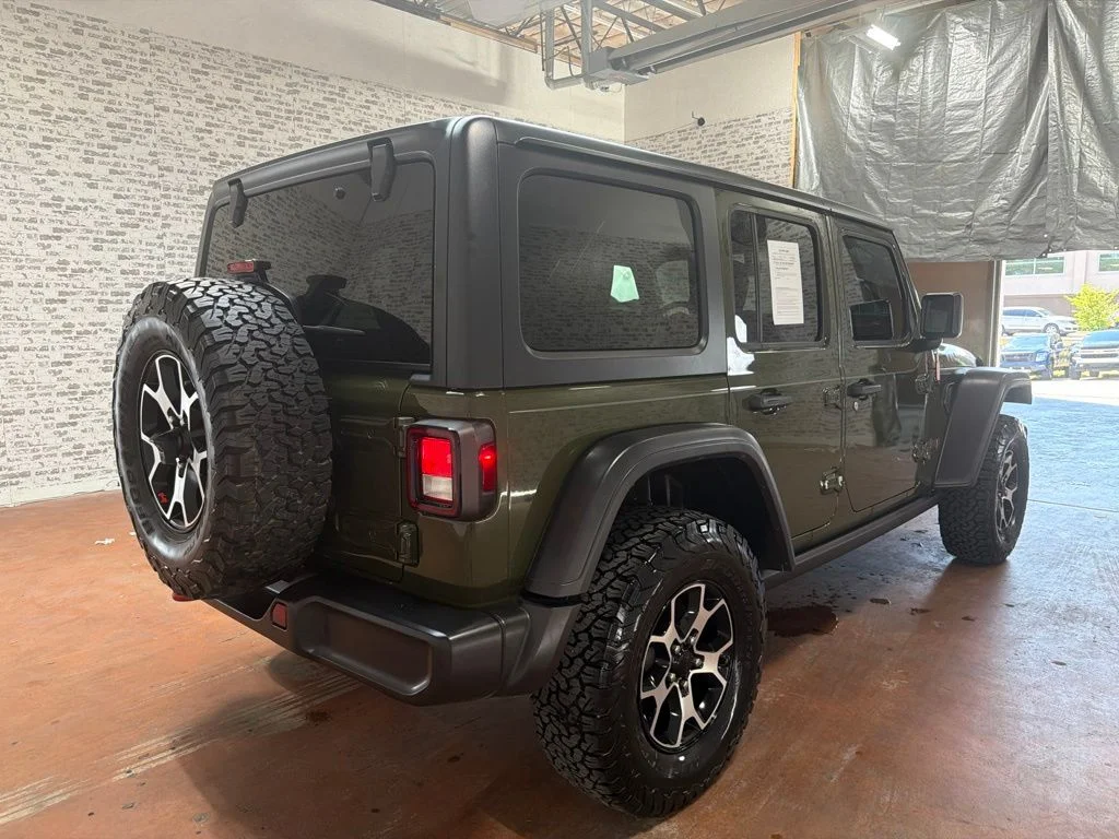 Used 2021 Sarge Green Clearcoat Jeep Unlimited Rubicon image 7