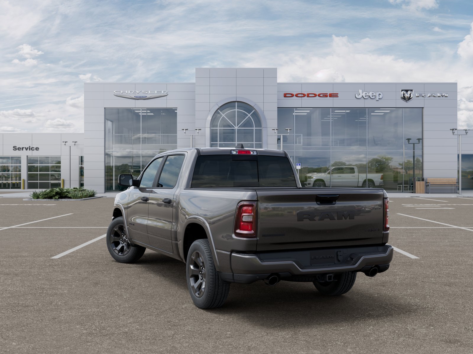 New 2026 Granite Crystal Metallic Clear-Coat Exterior Paint RAM Big Horn image 31