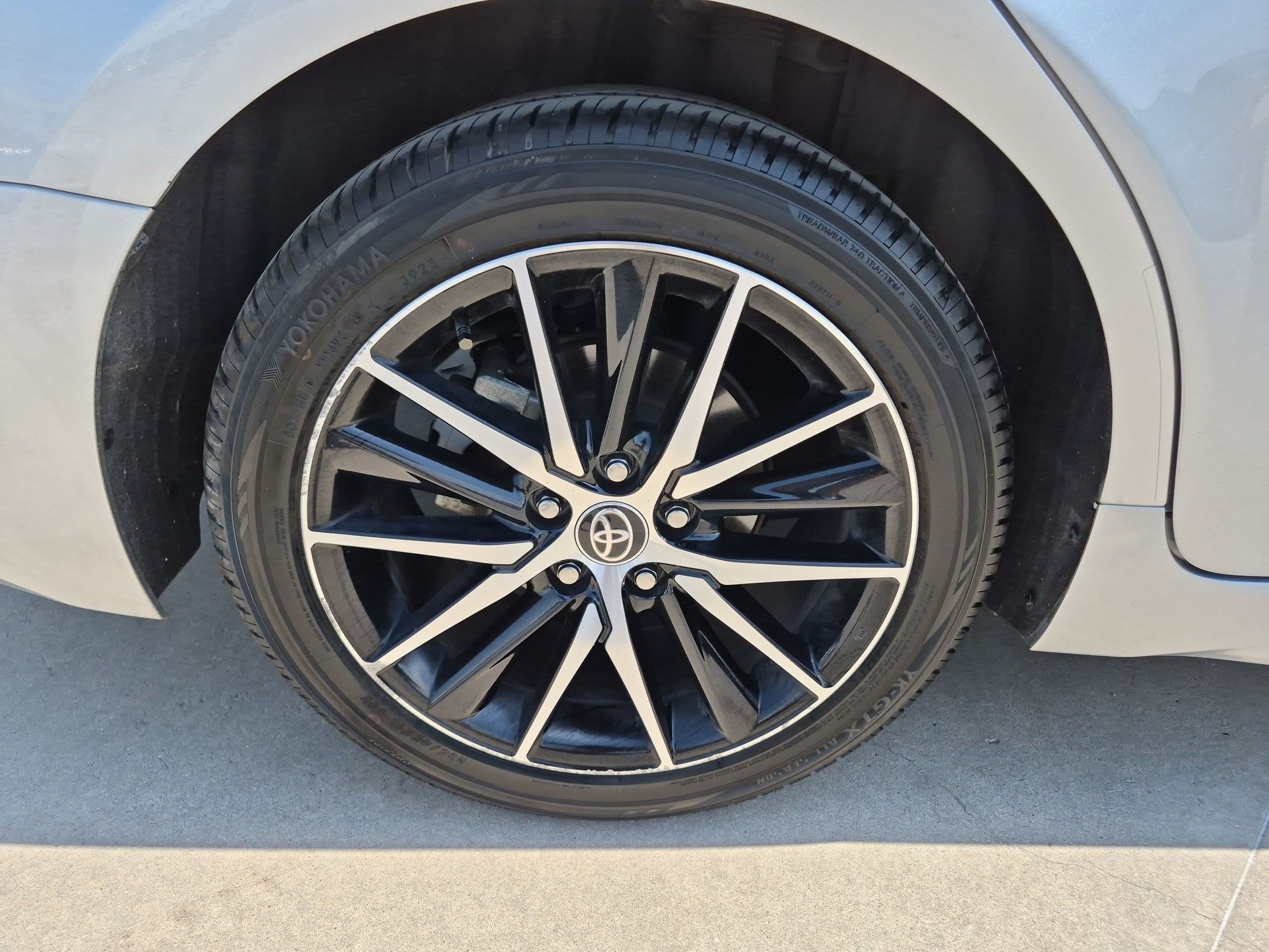Used 2022 Celestial Silver Metallic Toyota SE image 12