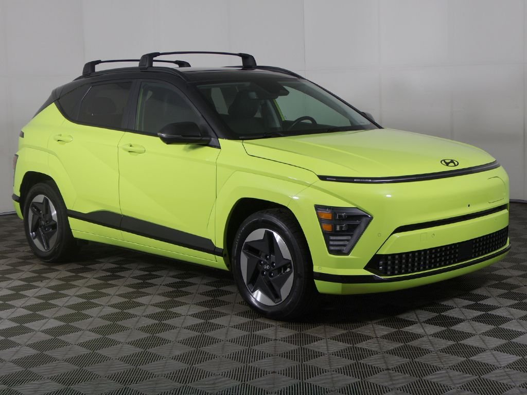 Used 2024 Hyundai Kona EV Limited with VIN KM8HE3A69RU014263 for sale in Akron, OH