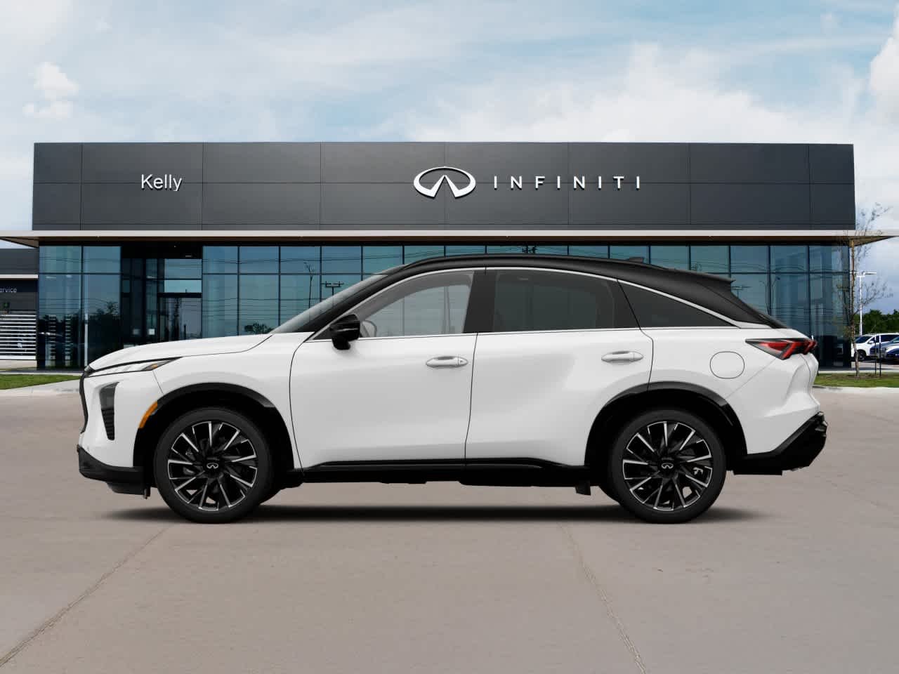New 2027 Radiant White/Black Obsidian INFINITI Autograph AWD image 3
