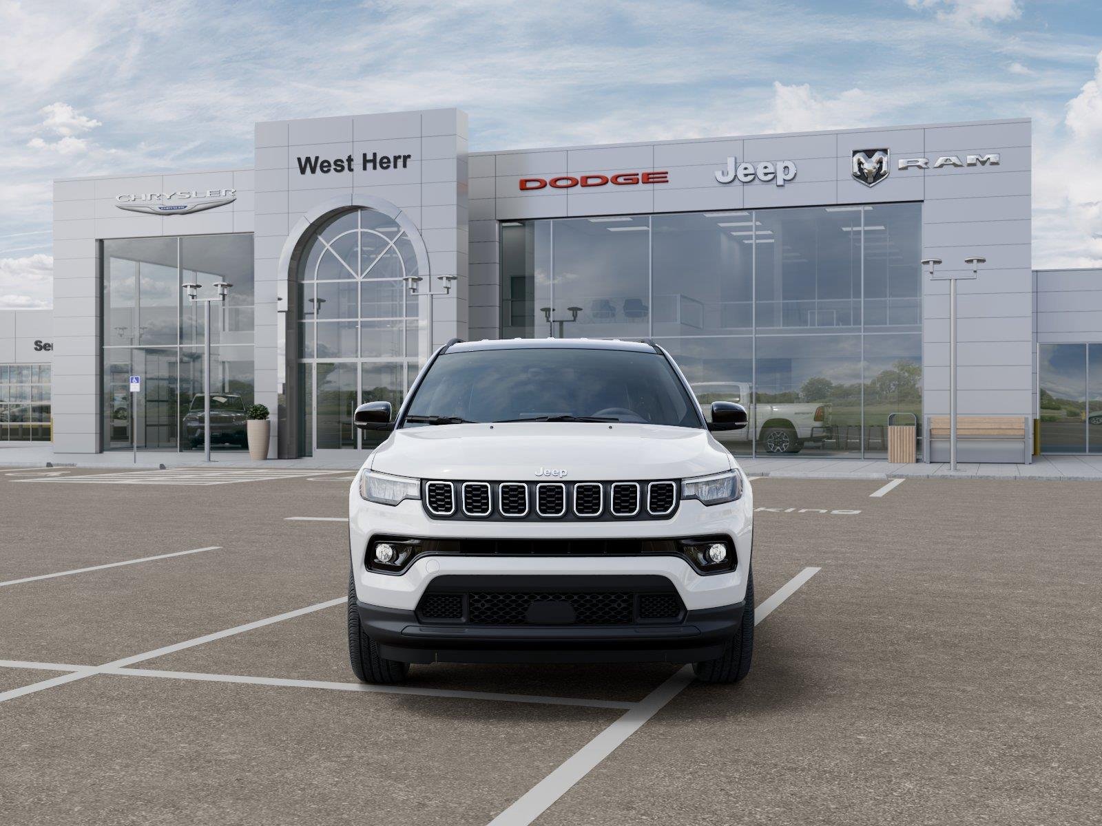 New 2026 Bright White Clearcoat Jeep COMPASS LIMITED ALTITUDE 4X4 image 6