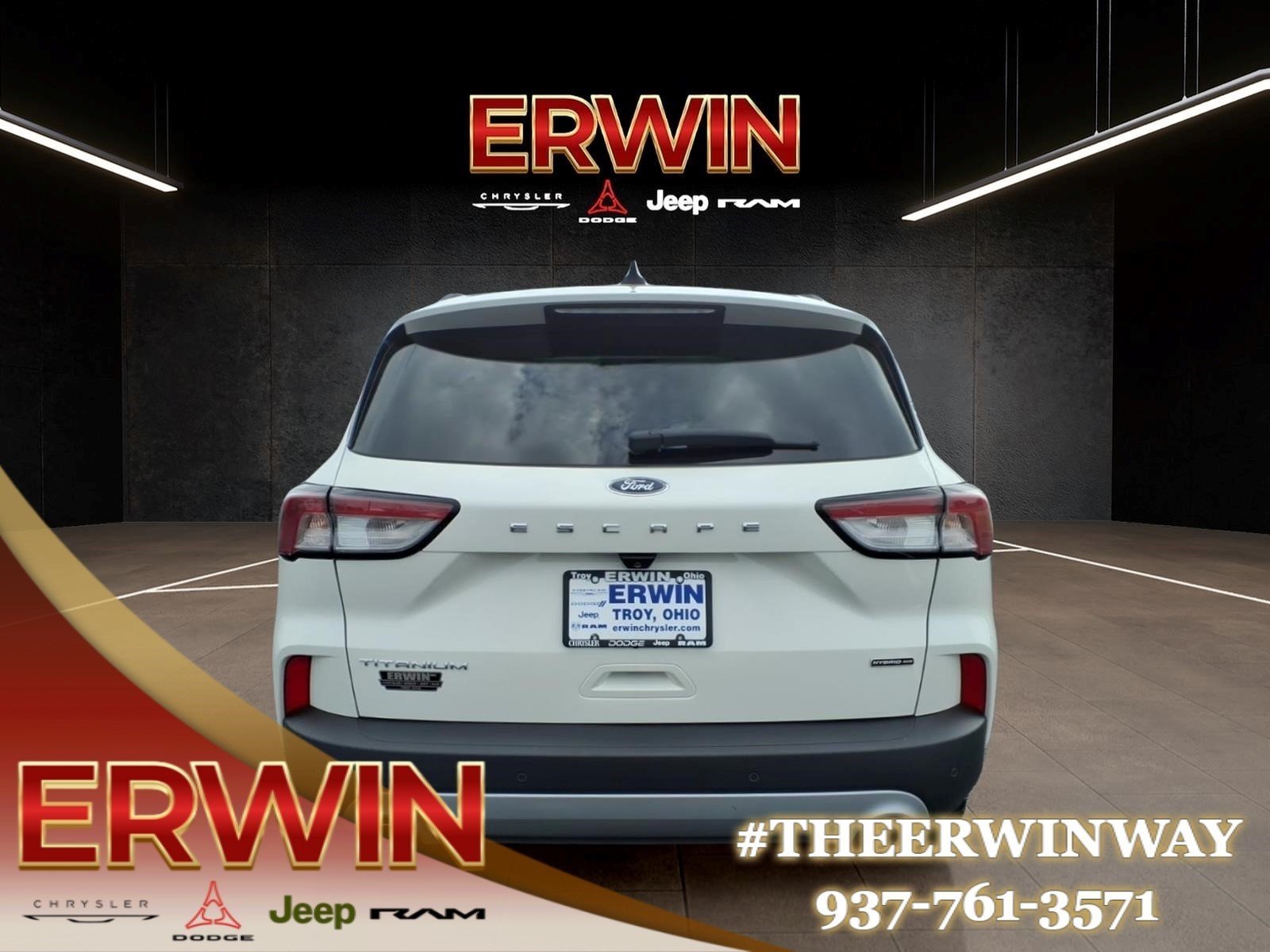 Used 2020 Star White Metallic Tri-Coat Ford Titanium image 6