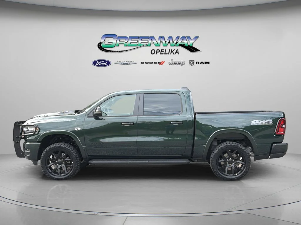New 2026 Serrano-Green Metallic Exterior Paint RAM Laramie image 8