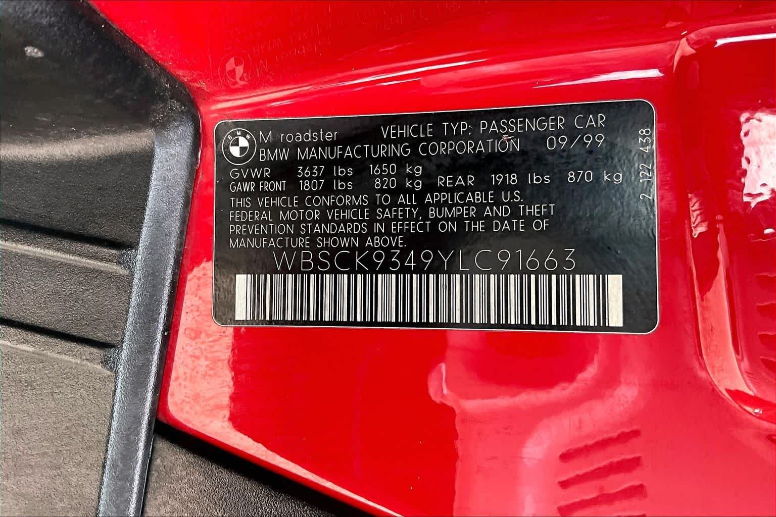 Used 2000 Imola Red BMW 3.2L image 33