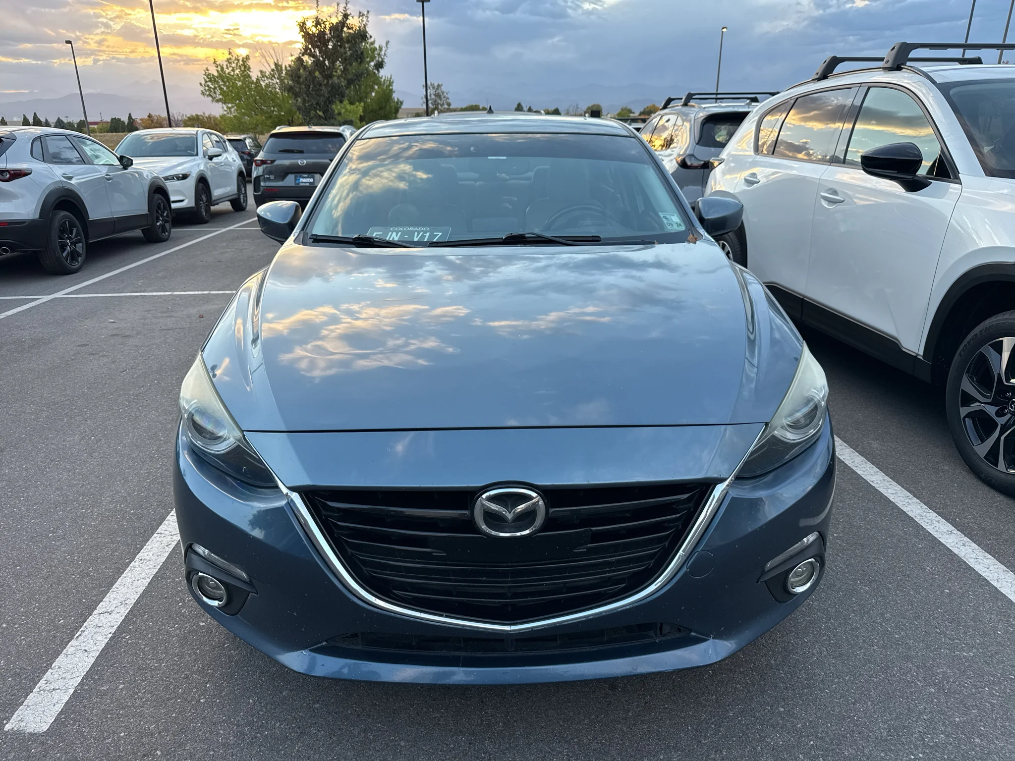 Used 2015 Blue Reflex Mica Mazda s Grand Touring image 1