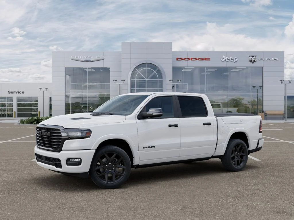 New 2027 Bright White Clear-Coat Exterior Paint RAM Laramie image 2