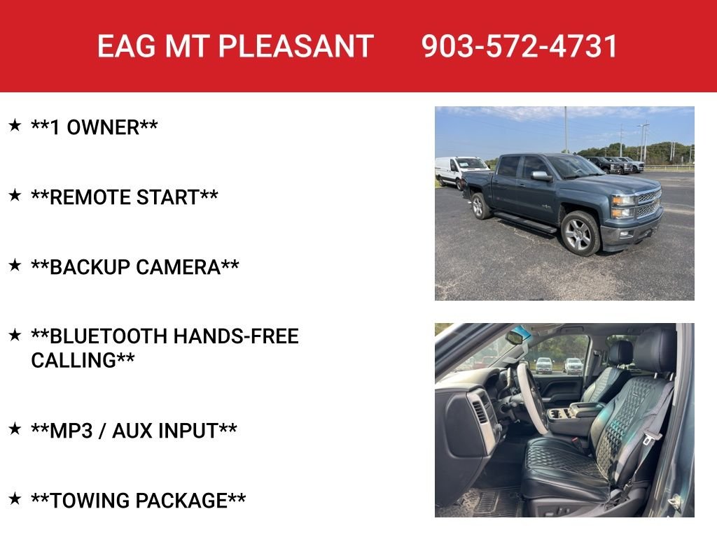 Used 2014 Blue Granite Metallic Chevrolet LT image 4