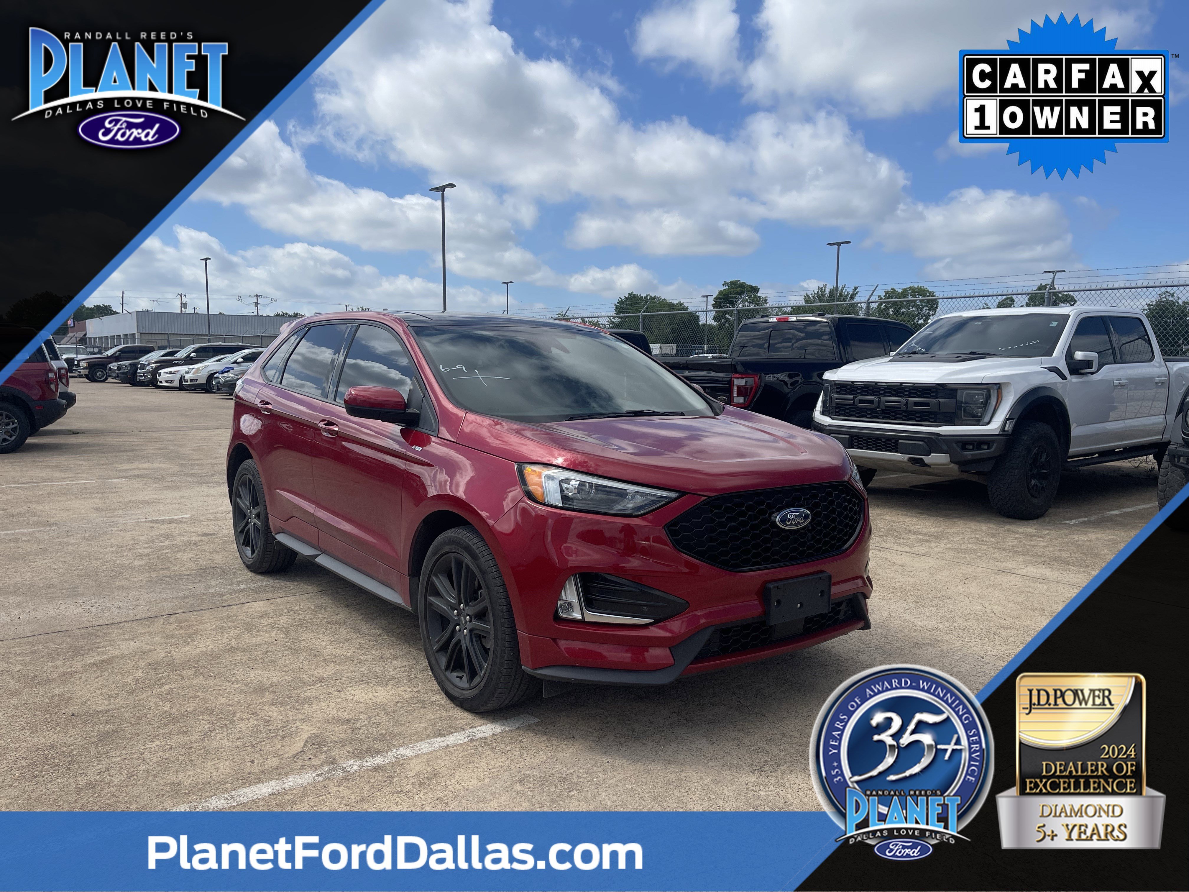 Used 2024 Red Metallic Ford ST Line image 1