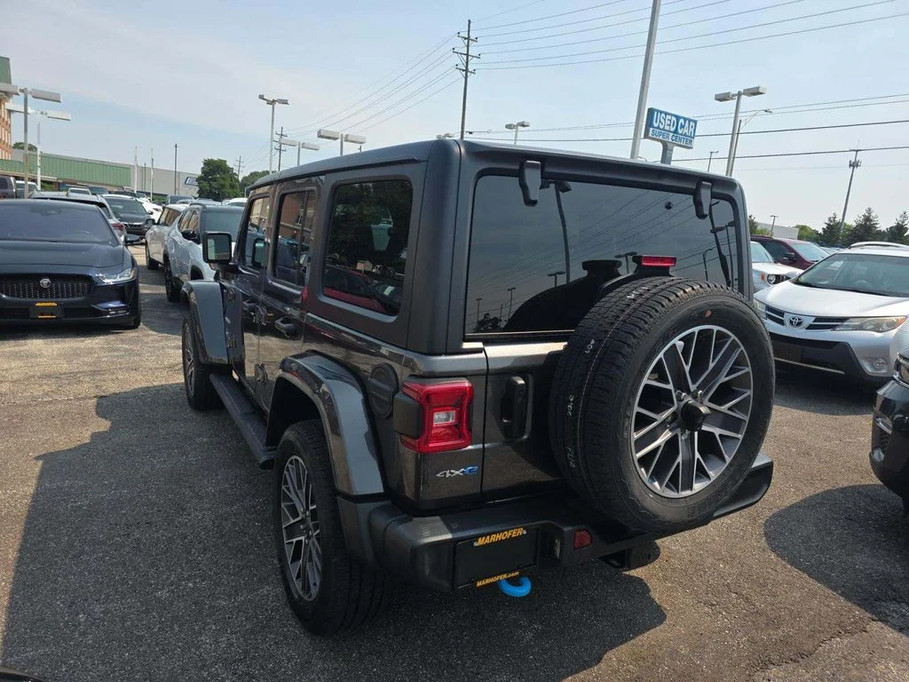 Used 2023 Gray Jeep Sahara 4xe image 4