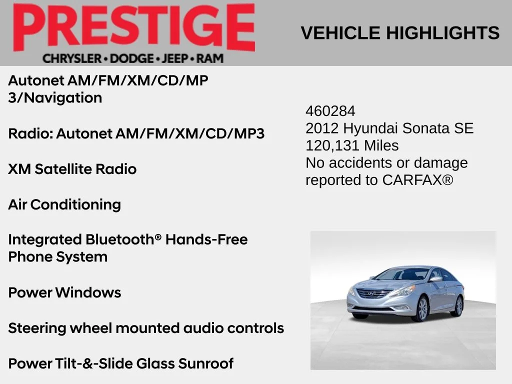 Used 2012 Hyundai Sonata SE with VIN 5NPEC4AB4CH500643 for sale in Las Vegas, NV