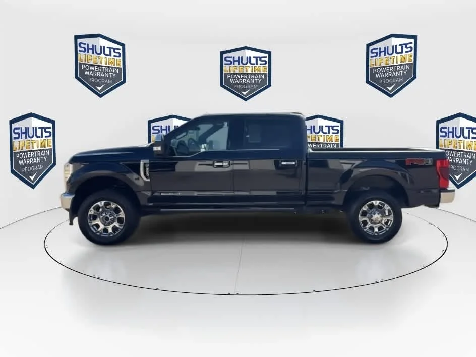 Used 2021 Antimatter Blue Metallic Ford King Ranch image 7