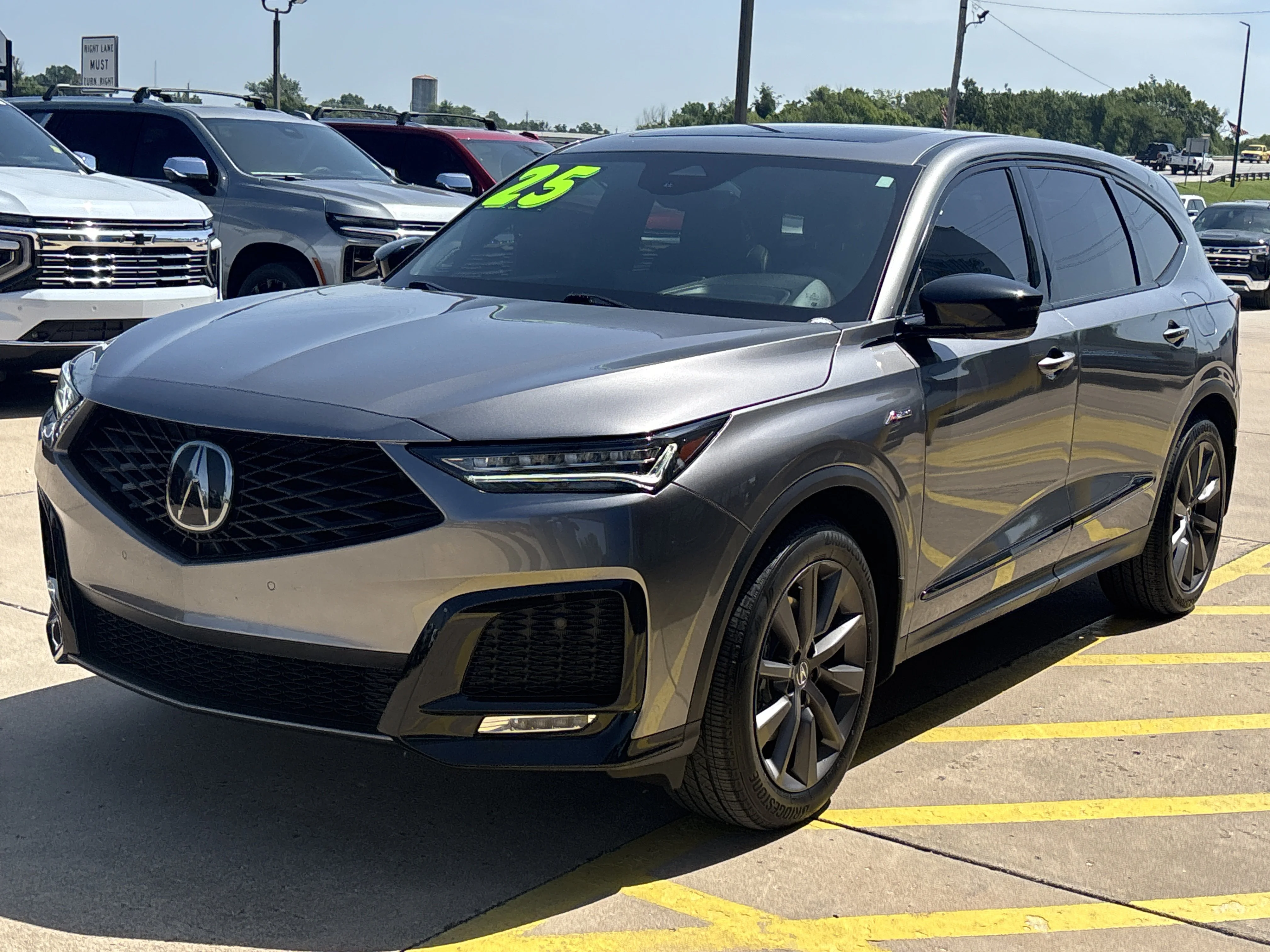 Used 2025 Liquid Carbon Metallic Acura w/A-Spec Package image 11