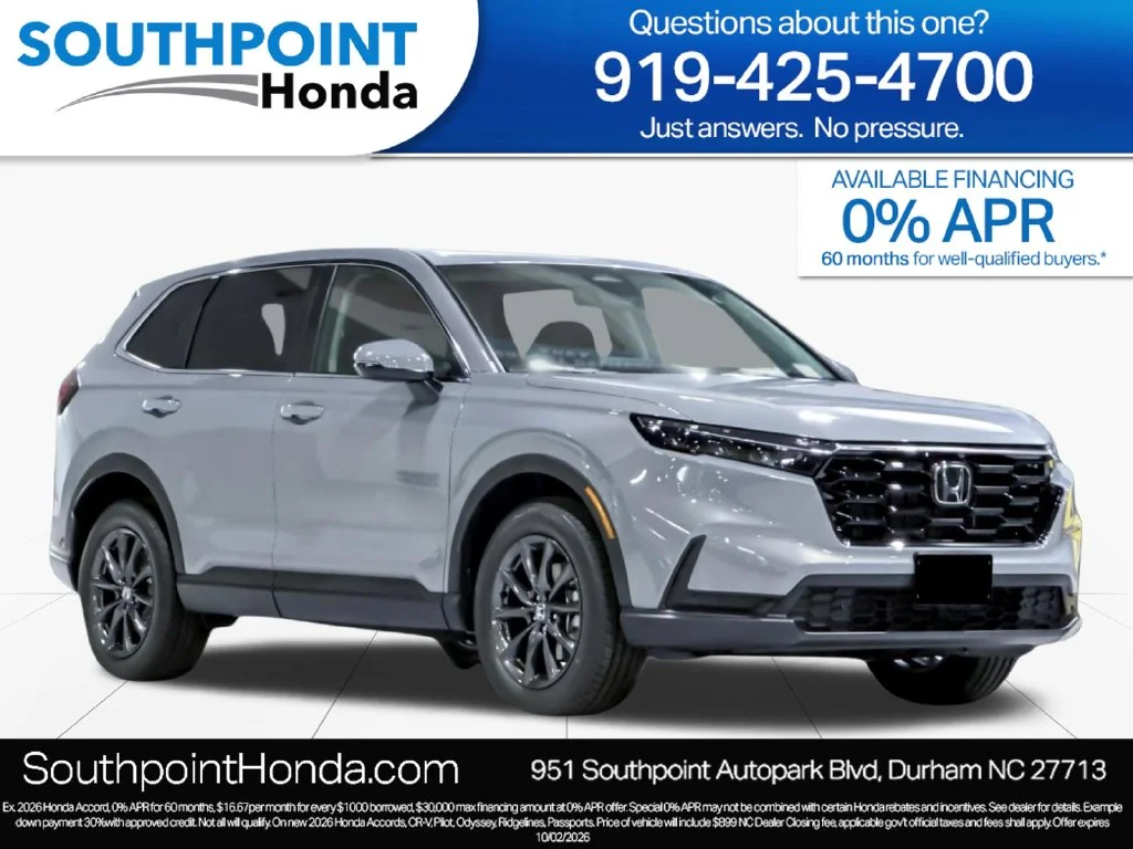 New 2027 Urban Gray Pearl Honda EX-L image 1